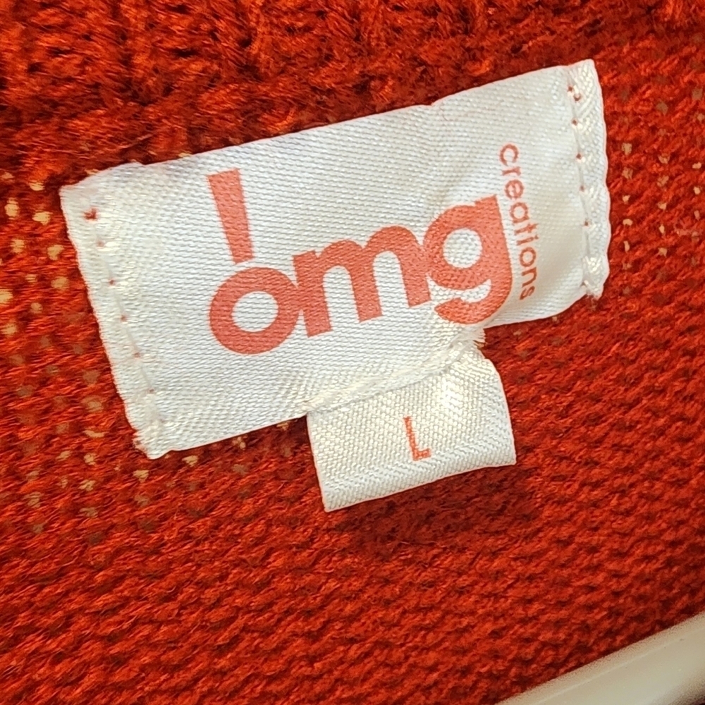 OMG! Christmas Ugly Sweater size L - Picture 5 of 9